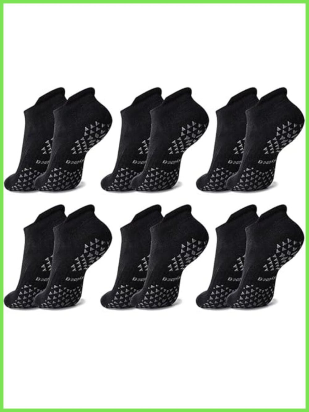 Unisex Non Slip Grip Socks Cushioned Cotton Yoga Hospital Pilates Barre